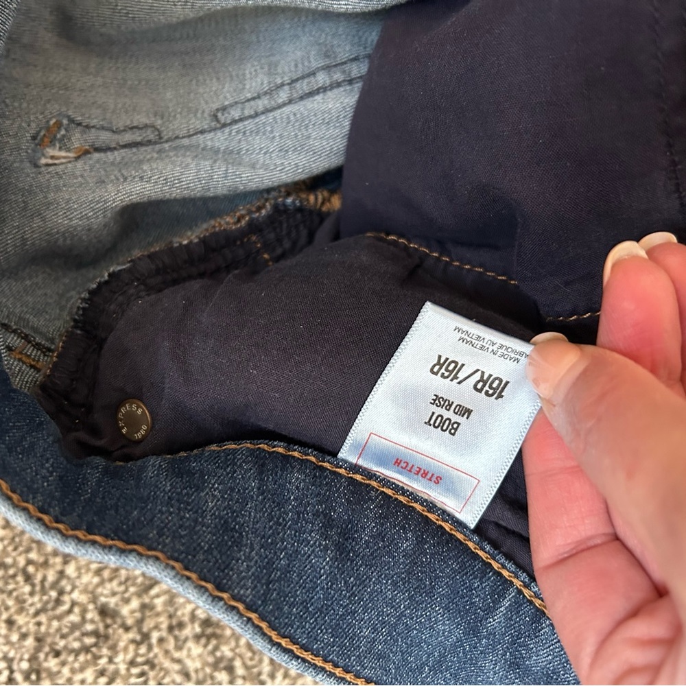 Express stretch bootcut jeans